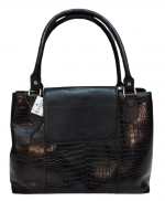 Bolsa Couro Romana ref.2356 Preta