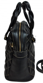 Bolsa Couro Romana ref. 2221 Preta - Imagem 2