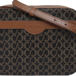 Bolsa de Couro Classe Couro ref. 3196 Canvas Marrom